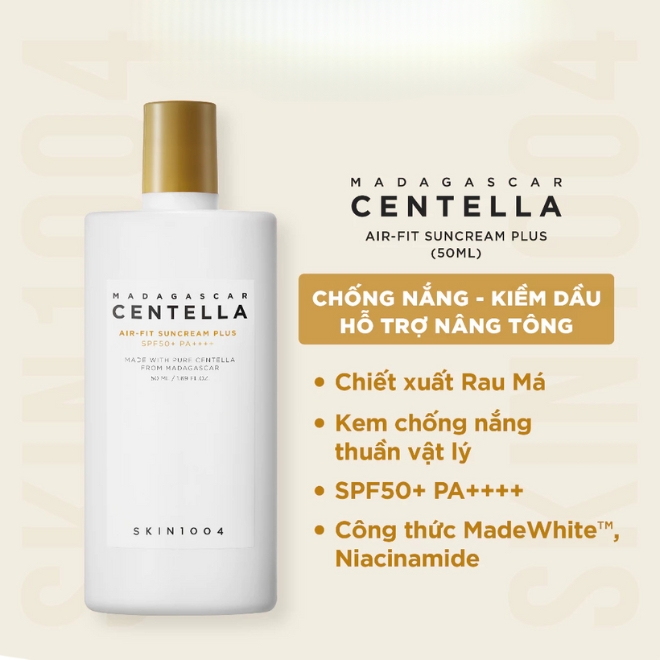 Kem chống nắng cho da mụn CENTELLA