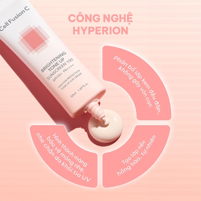 Kem chống nắng dành cho da dầu mụn Cell Fusion C