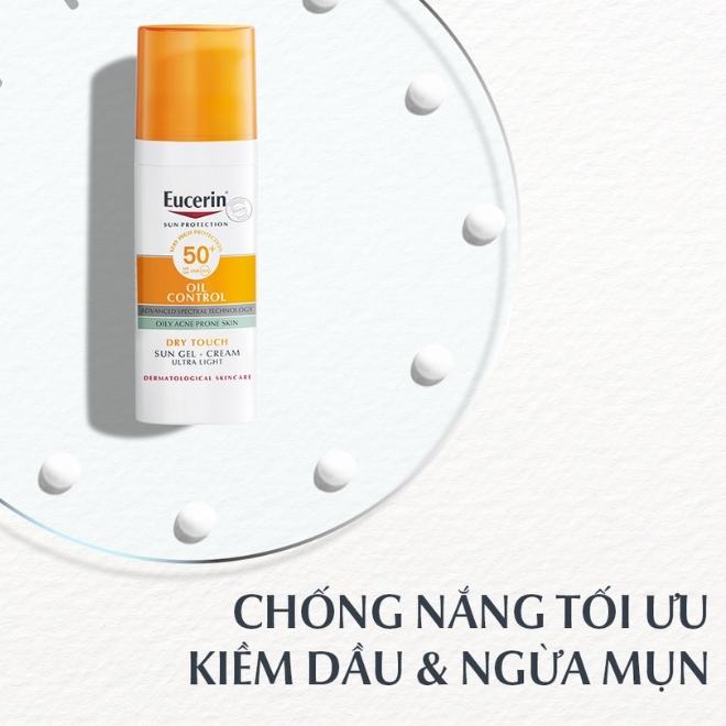 Kem chống nắng dành cho da mụn Eucerin