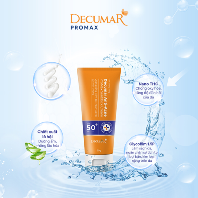 kem chống nắng cho da mụn 