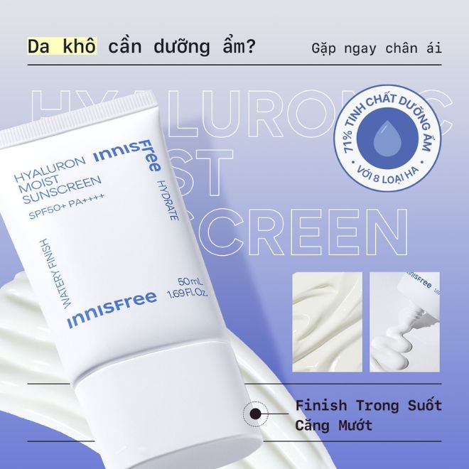Kem chống nắng Innisfree cho da khô