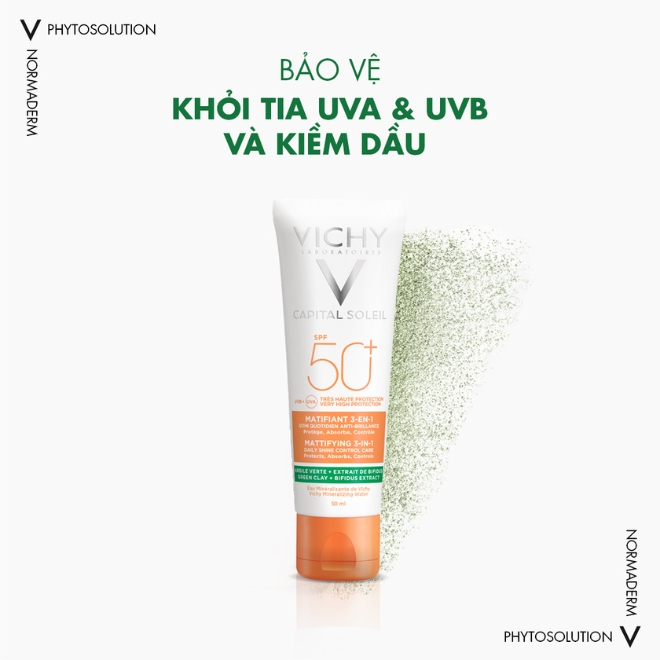 Kem chống nắng kiềm dầu Vichy