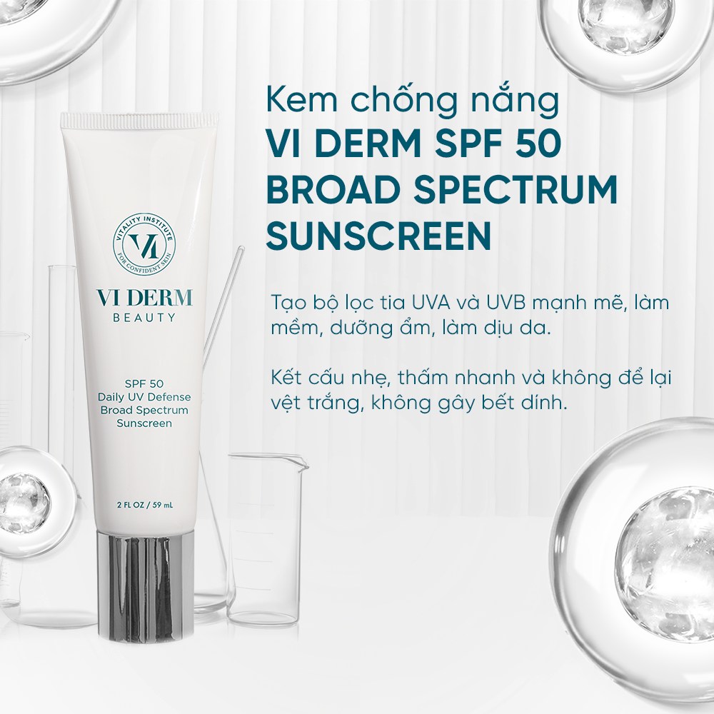 Kem chống nắng cho da treatment VI DERM