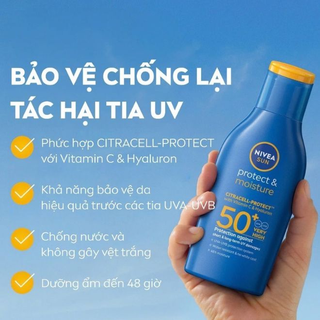 kem chống nắng đi biển