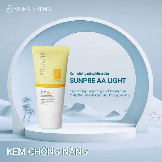 kem chống nắng không nâng tone