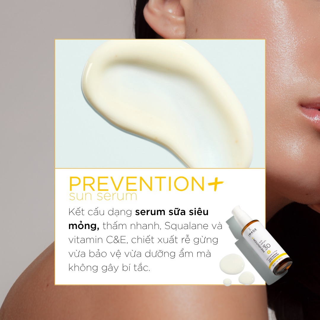 Kết cấu dạng serum của chống nắng PREVENTION+