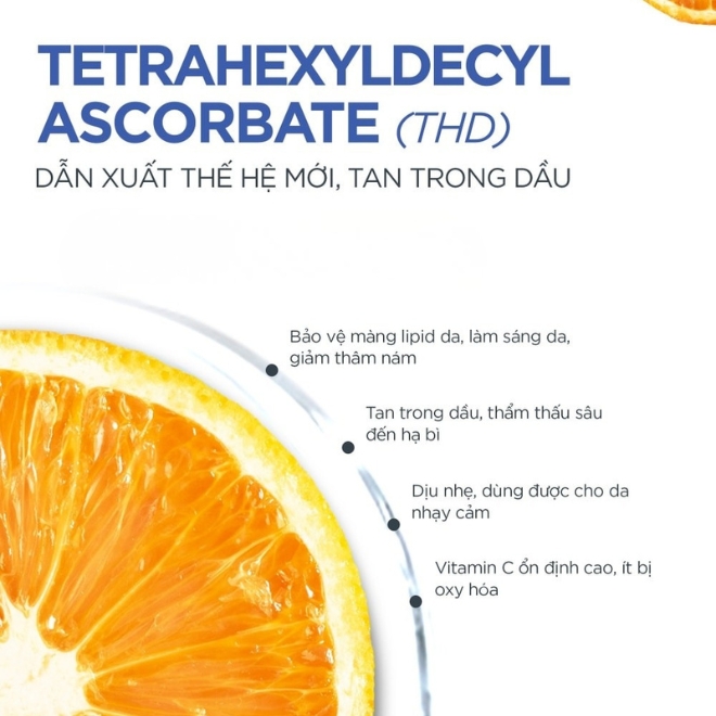 THDC là dẫn xuất Vitamin C ổn định